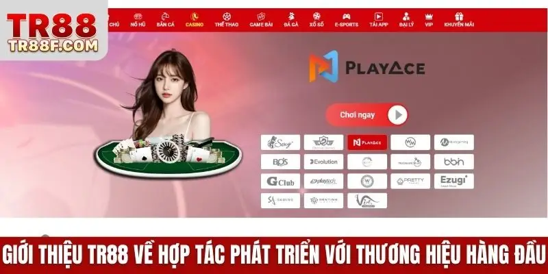 Giới thiệu TR88 về hợp tác phát triển với thương hiệu hàng đầu